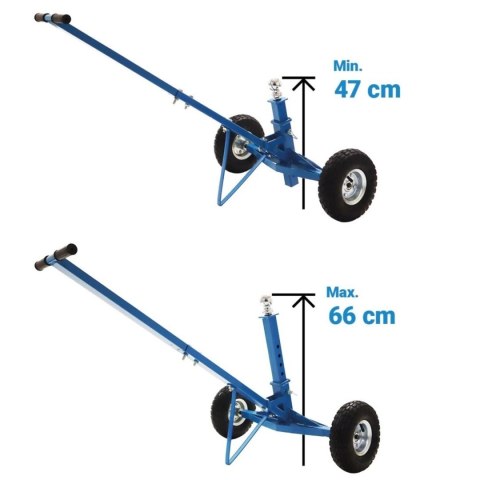 Pomoc manewrowa do przyczepy 270 kg regulowana wysokość 47-66 cm
