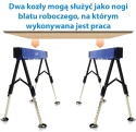 Składany regulowany stojak koziołek roboczy do 600kg 1 sztuka