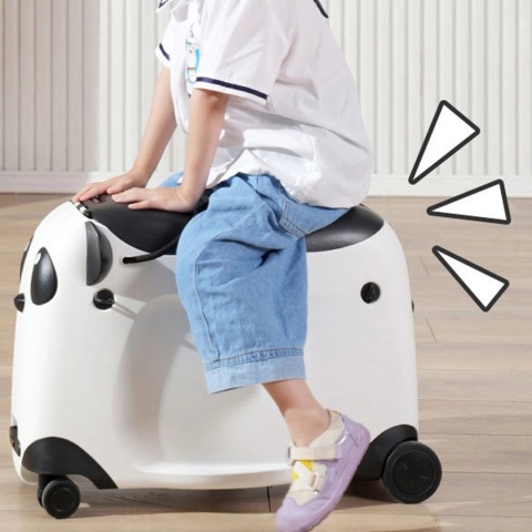 Walizka dla Dziecka z Siedziskiem – Jeździk Podróżny na Kółkach, Bagaż Podręczny