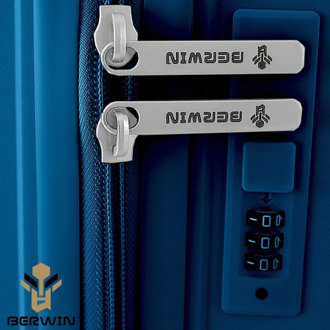 Zestaw 4 Walizek BERWIN ABS – Morska Zieleń (XL, L, M + Kuferek)