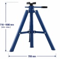 Kobyłka podpora stalowa regulowana 71-108cm 12T 12000kg