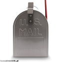 Skrzynka amerykanska USA MAIL (srebrny)