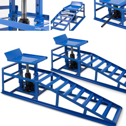RAMPA Z PODNOŚNIKIEM HYDRAULICZNYM RAMPY 2 x 2000 kg