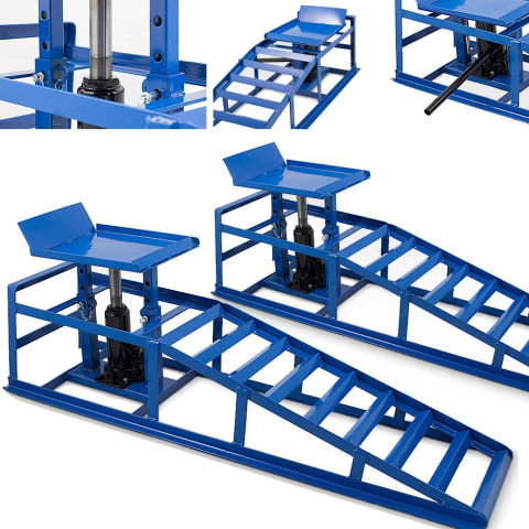 RAMPA Z PODNOŚNIKIEM HYDRAULICZNYM RAMPY 2 x 2000 kg
